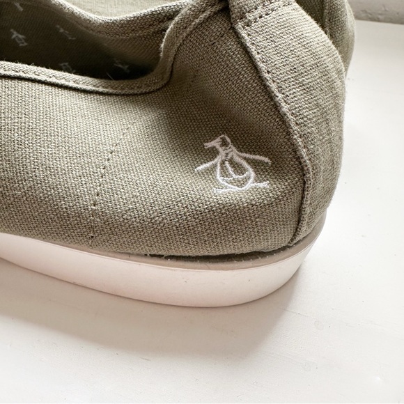 Original Penguin by Munsingwear Olive Green Slip-On Loafer Shoes — Size 46/13 - Picture 7 of 9